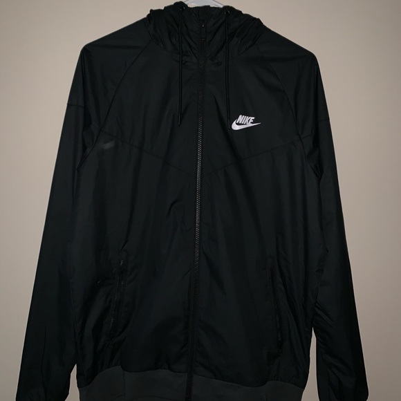 all black nike windbreaker mens